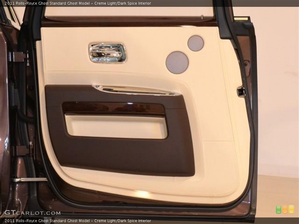 Creme Light/Dark Spice Interior Door Panel for the 2011 Rolls-Royce Ghost  #60168345