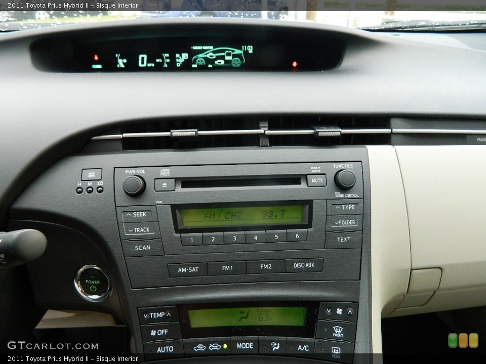 Bisque Interior Controls for the 2011 Toyota Prius Hybrid II #60168472