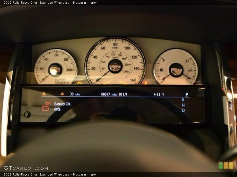 Moccasin Interior Gauges for the 2012 Rolls-Royce Ghost Extended Wheelbase #60168753