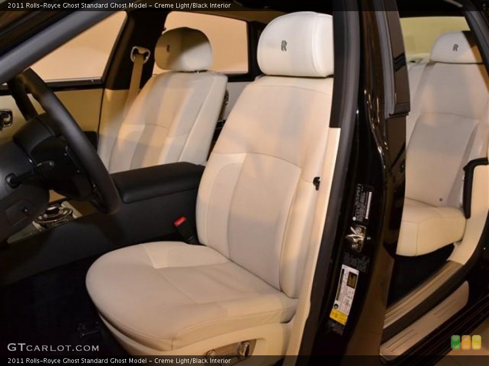 Creme Light/Black Interior Photo for the 2011 Rolls-Royce Ghost  #60169236