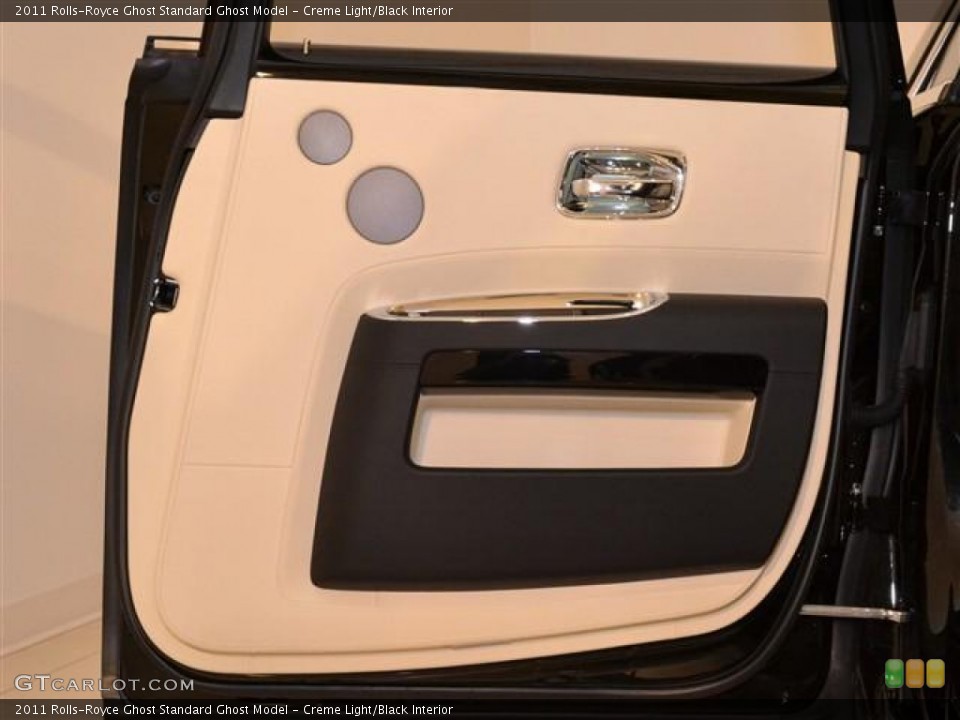 Creme Light/Black Interior Door Panel for the 2011 Rolls-Royce Ghost  #60169344