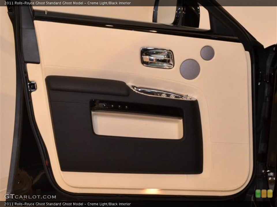 Creme Light/Black Interior Door Panel for the 2011 Rolls-Royce Ghost  #60169362