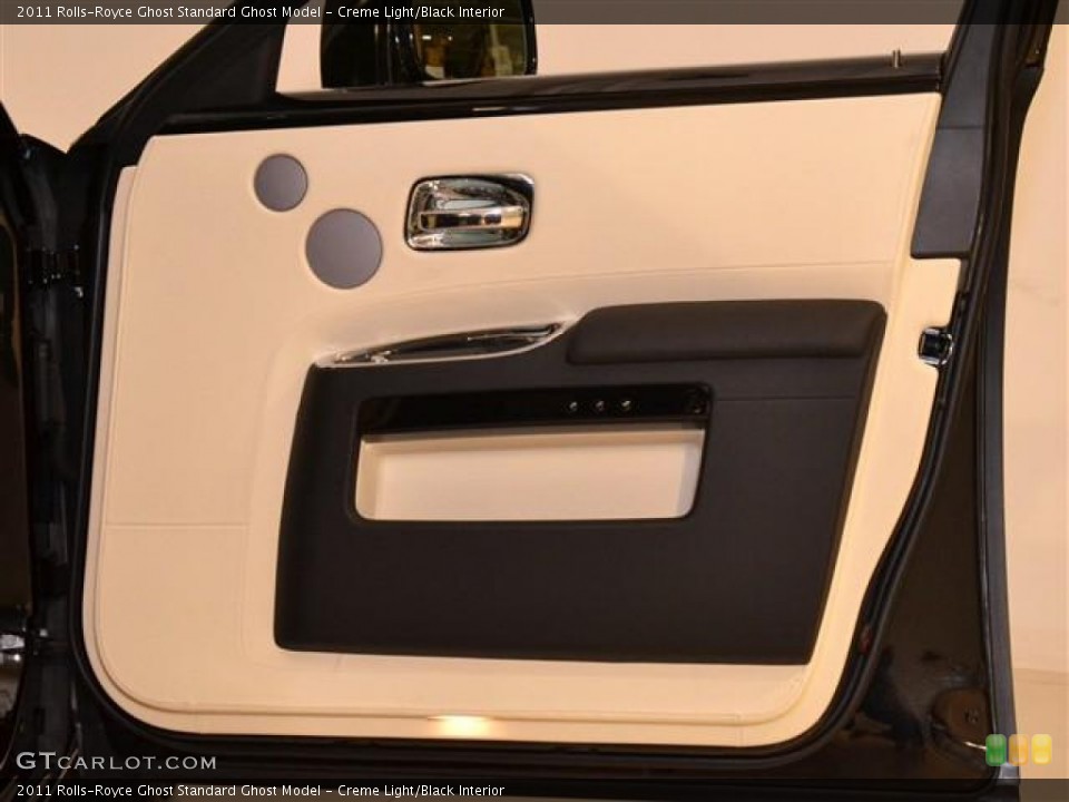 Creme Light/Black Interior Door Panel for the 2011 Rolls-Royce Ghost  #60169374