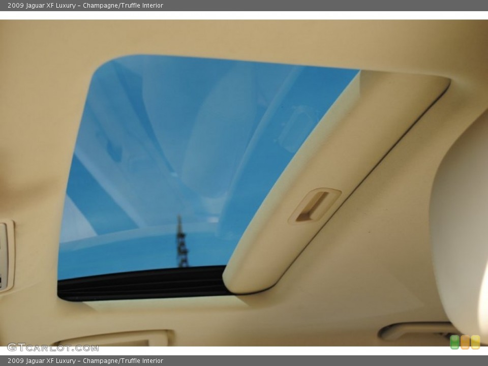 Champagne/Truffle Interior Sunroof for the 2009 Jaguar XF Luxury #60169437