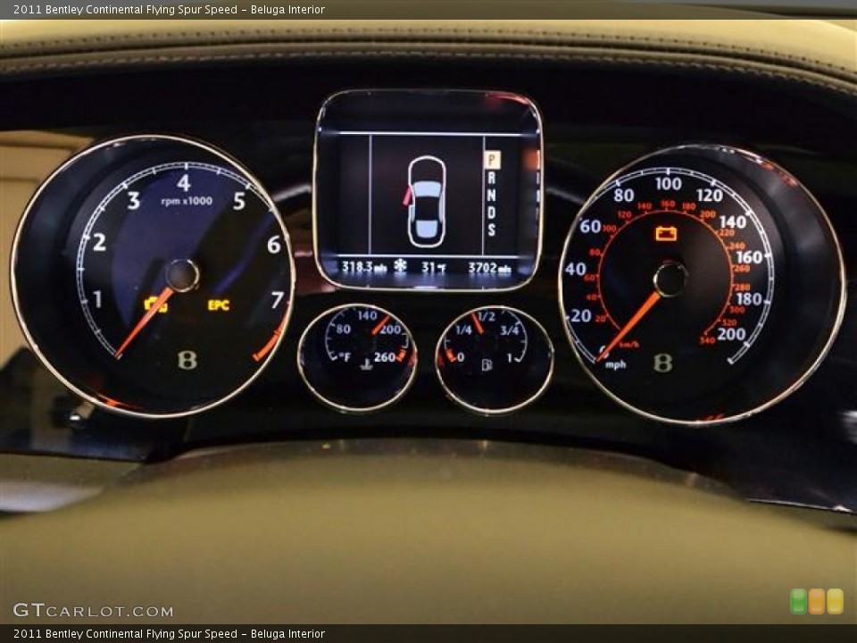 Beluga Interior Gauges for the 2011 Bentley Continental Flying Spur Speed #60169830