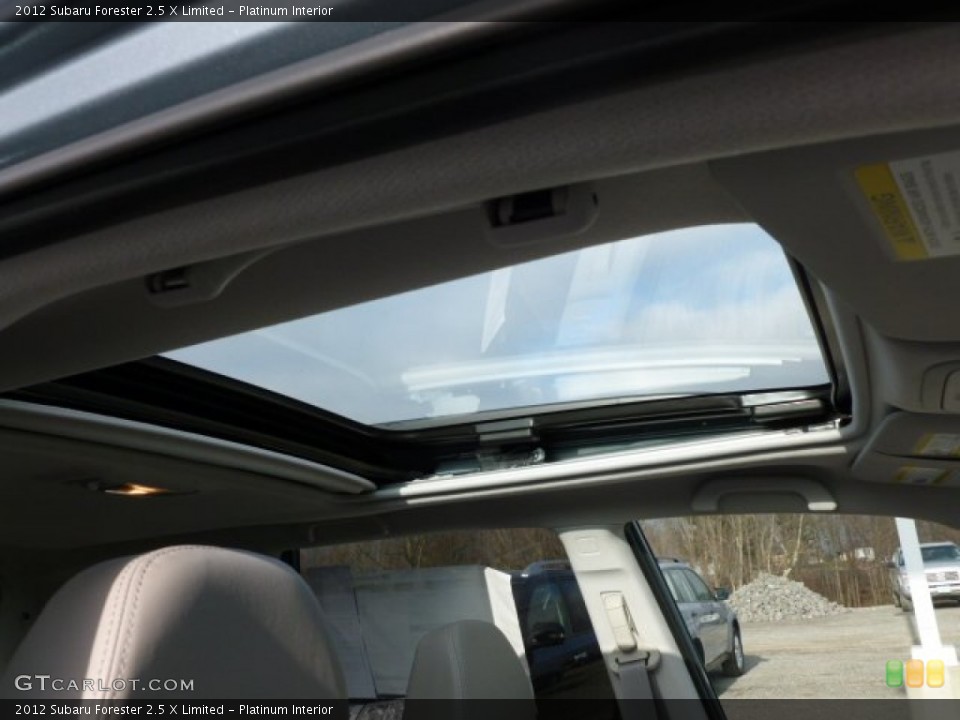 Platinum Interior Sunroof for the 2012 Subaru Forester 2.5 X Limited #60170049