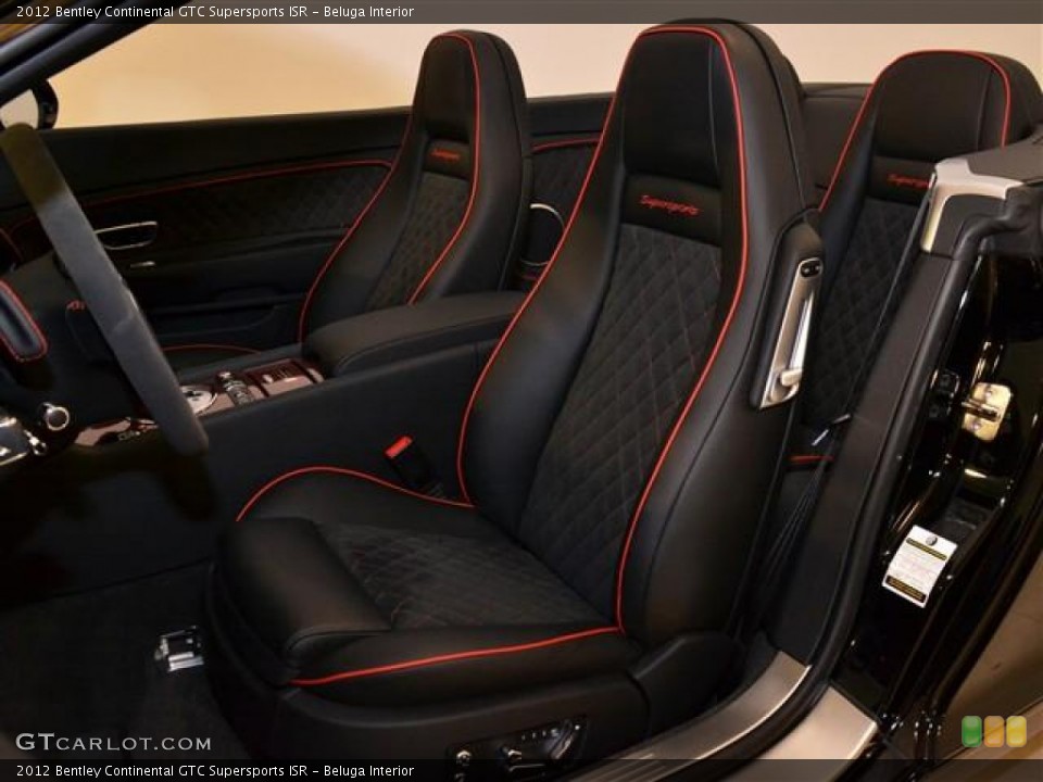 Beluga Interior Front Seat for the 2012 Bentley Continental GTC Supersports ISR #60170187