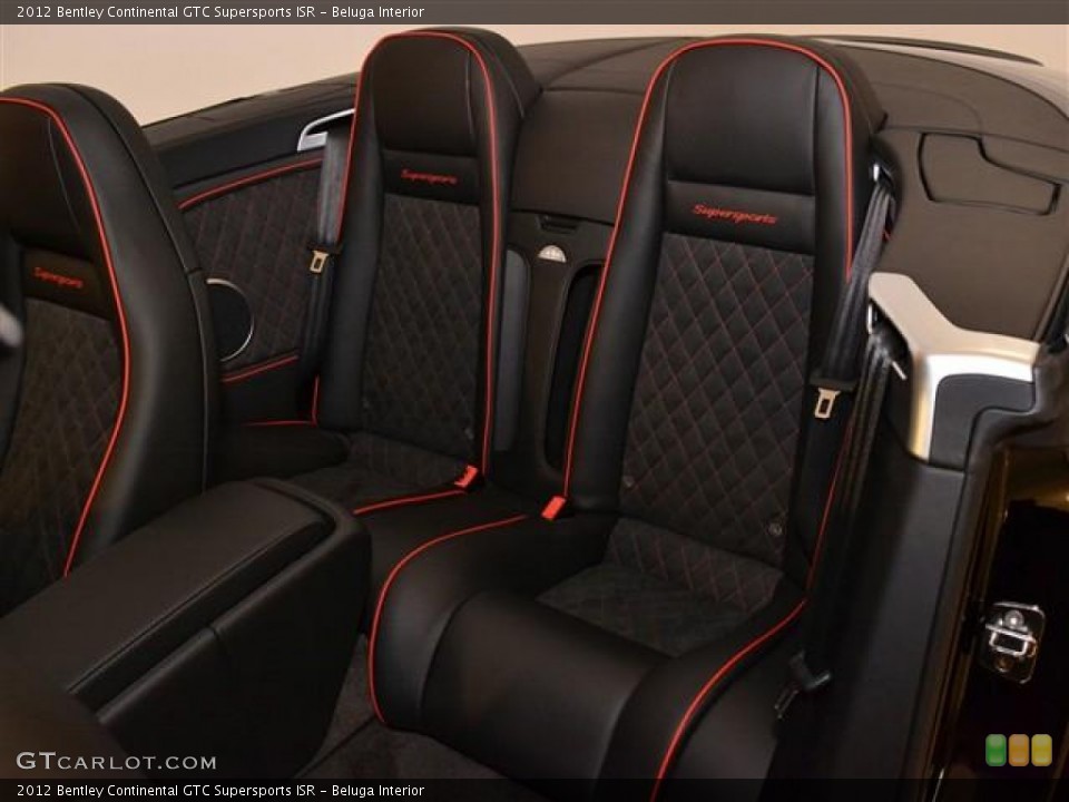 Beluga Interior Rear Seat for the 2012 Bentley Continental GTC Supersports ISR #60170193