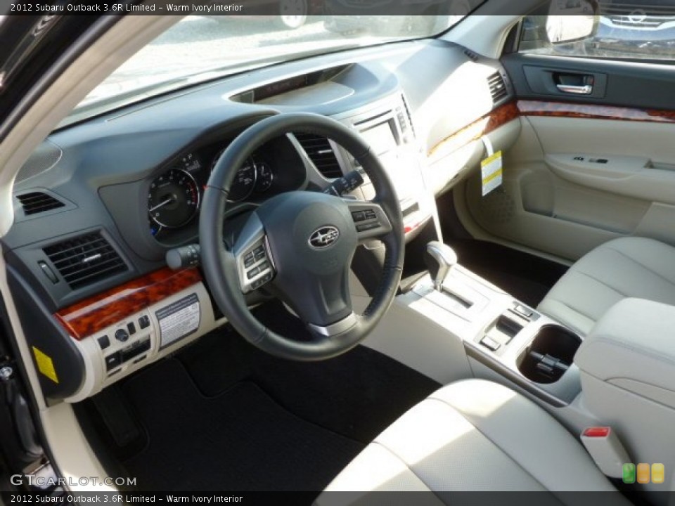 Warm Ivory Interior Photo for the 2012 Subaru Outback 3.6R Limited #60170778