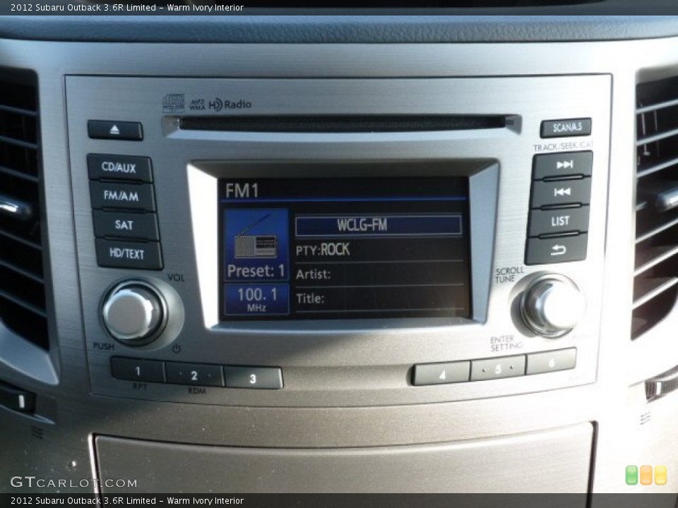 Warm Ivory Interior Controls for the 2012 Subaru Outback 3.6R Limited #60170796