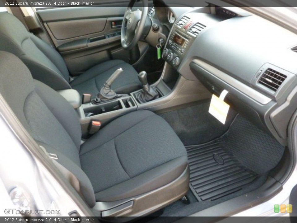Black Interior Photo for the 2012 Subaru Impreza 2.0i 4 Door #60171453