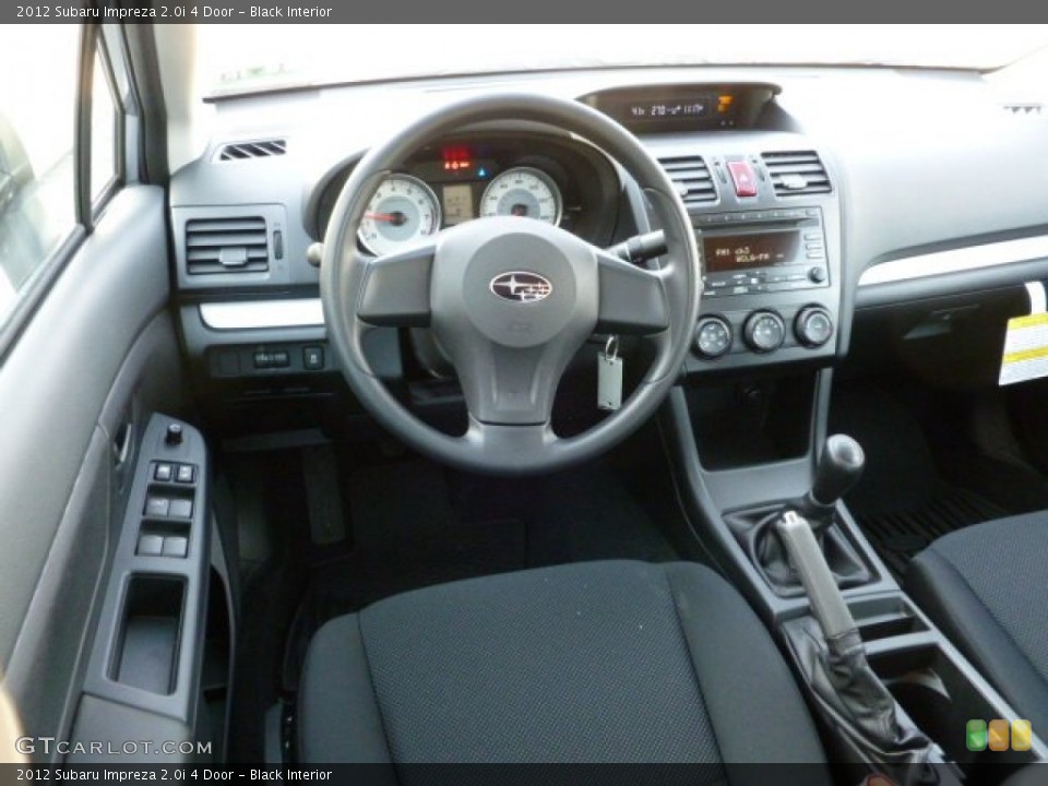 Black Interior Prime Interior for the 2012 Subaru Impreza 2.0i 4 Door #60171474