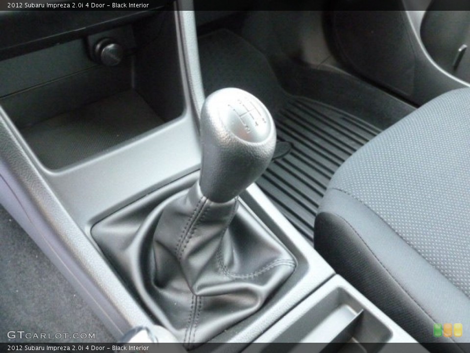 Black Interior Transmission for the 2012 Subaru Impreza 2.0i 4 Door #60171504