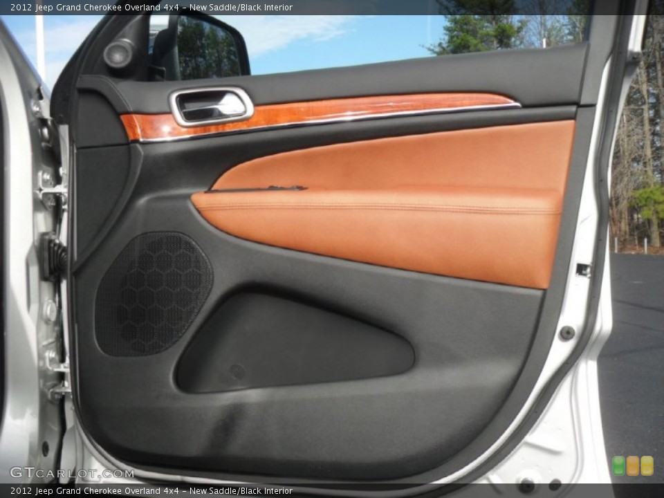 New Saddle/Black Interior Door Panel for the 2012 Jeep Grand Cherokee Overland 4x4 #60173610