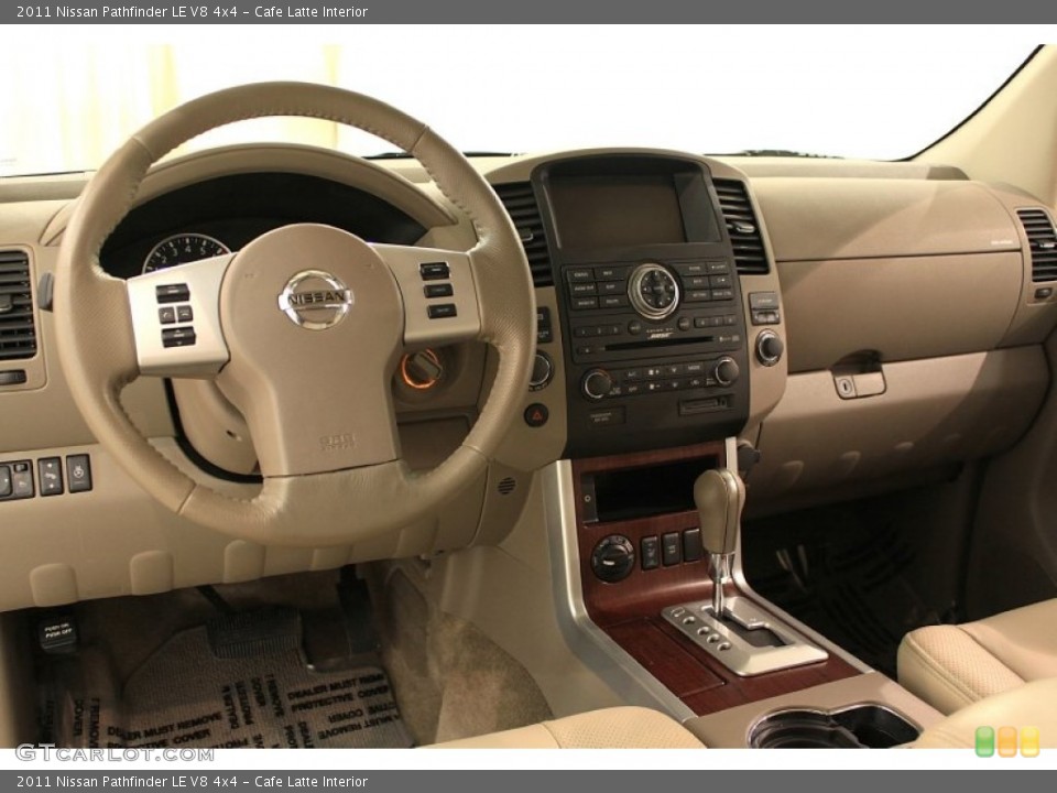 Cafe Latte Interior Dashboard for the 2011 Nissan Pathfinder LE V8 4x4 #60174321