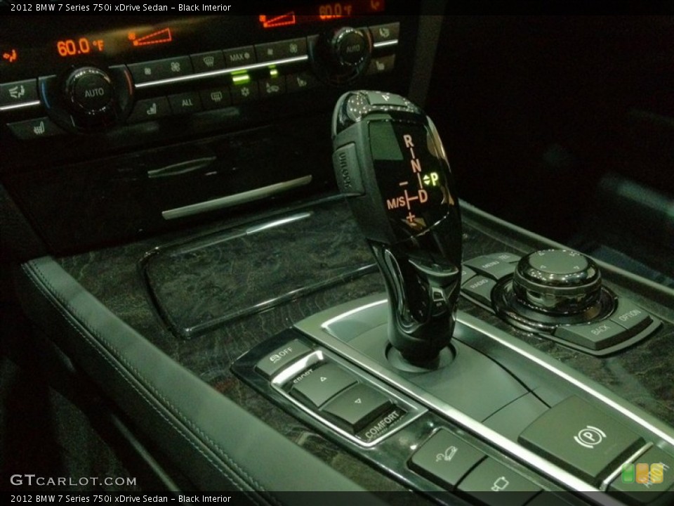 Black Interior Transmission for the 2012 BMW 7 Series 750i xDrive Sedan #60174624