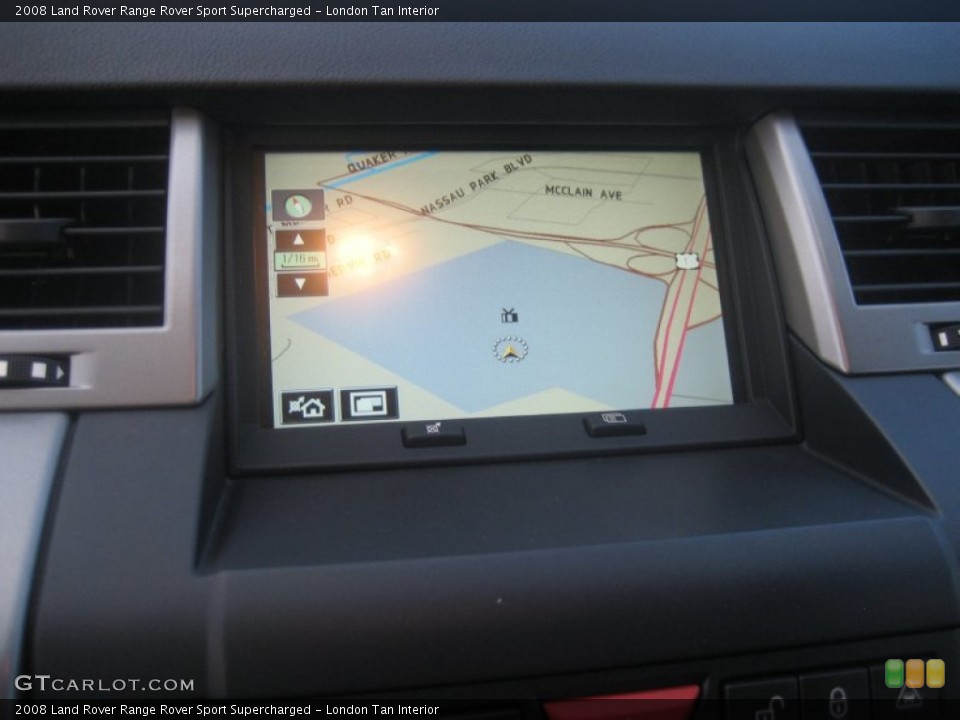 London Tan Interior Navigation for the 2008 Land Rover Range Rover Sport Supercharged #60175311