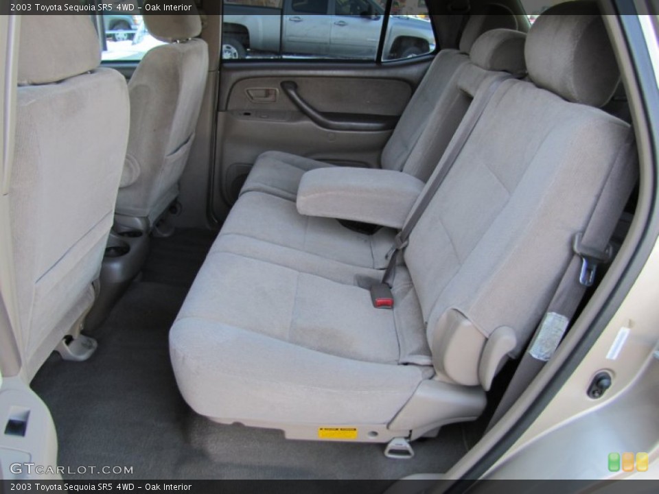 Oak Interior Rear Seat for the 2003 Toyota Sequoia SR5 4WD #60176331