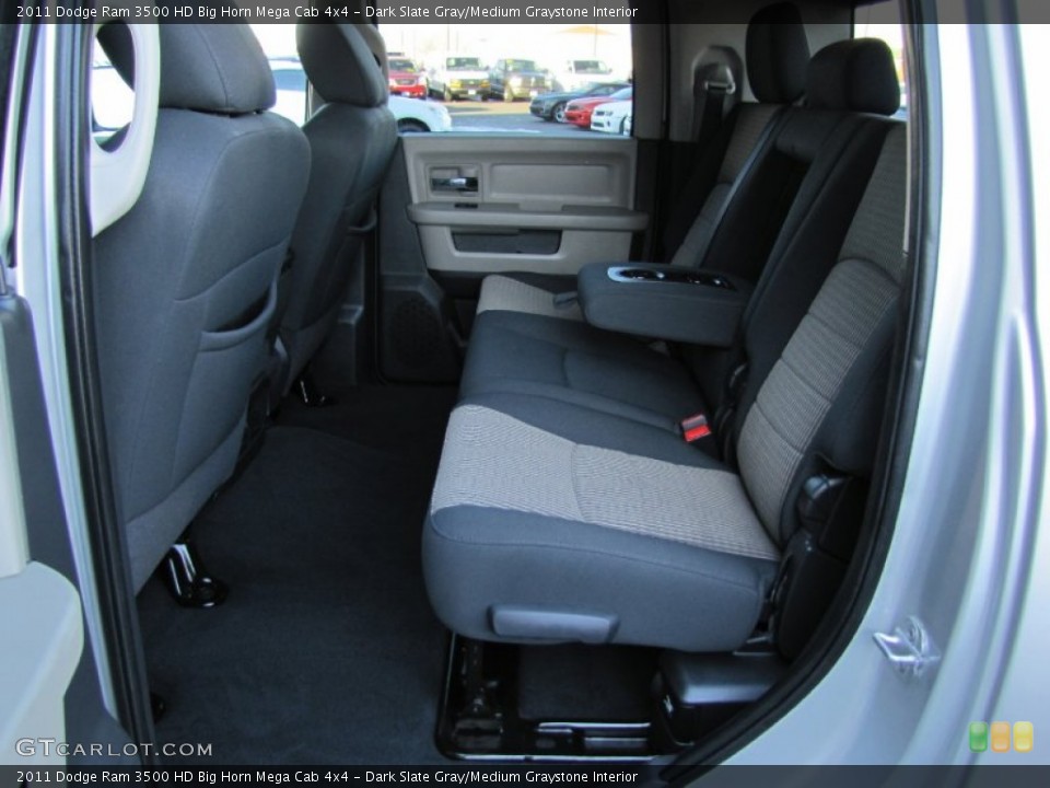 Dark Slate Gray/Medium Graystone Interior Photo for the 2011 Dodge Ram 3500 HD Big Horn Mega Cab 4x4 #60176454