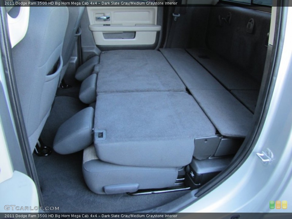 Dark Slate Gray/Medium Graystone Interior Photo for the 2011 Dodge Ram 3500 HD Big Horn Mega Cab 4x4 #60176460