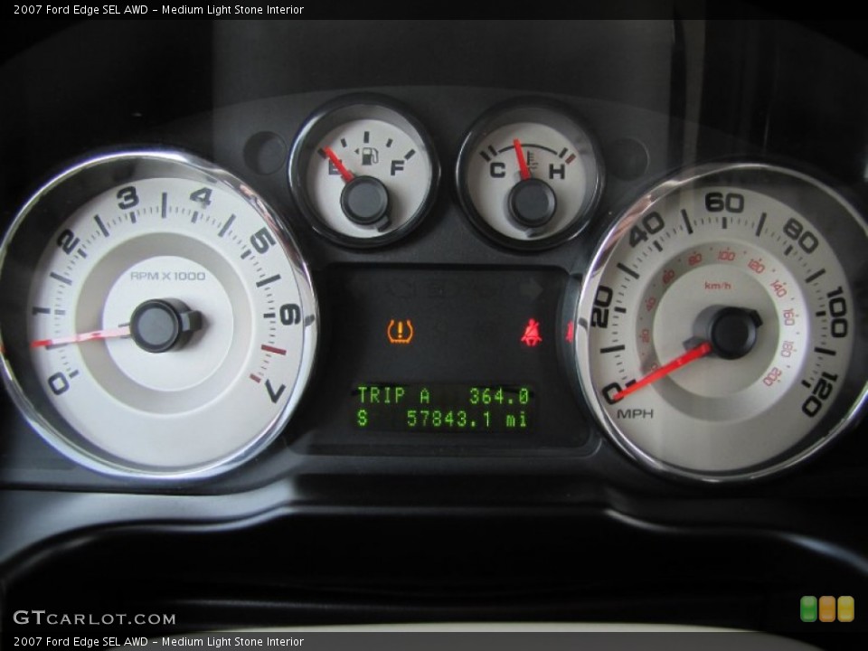 Medium Light Stone Interior Gauges for the 2007 Ford Edge SEL AWD #60176601