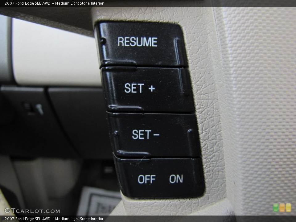Medium Light Stone Interior Controls for the 2007 Ford Edge SEL AWD #60176607