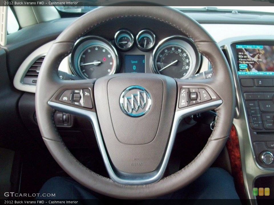 Cashmere Interior Steering Wheel for the 2012 Buick Verano FWD #60178734