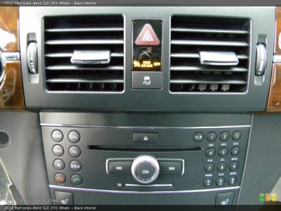 Black Interior Controls for the 2012 Mercedes-Benz GLK 350 4Matic #60182139