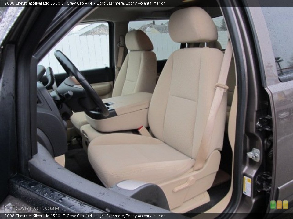 Light Cashmere/Ebony Accents Interior Photo for the 2008 Chevrolet Silverado 1500 LT Crew Cab 4x4 #60184794