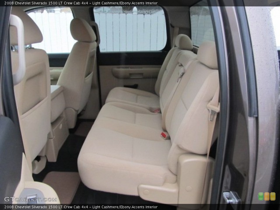 Light Cashmere/Ebony Accents Interior Photo for the 2008 Chevrolet Silverado 1500 LT Crew Cab 4x4 #60184803