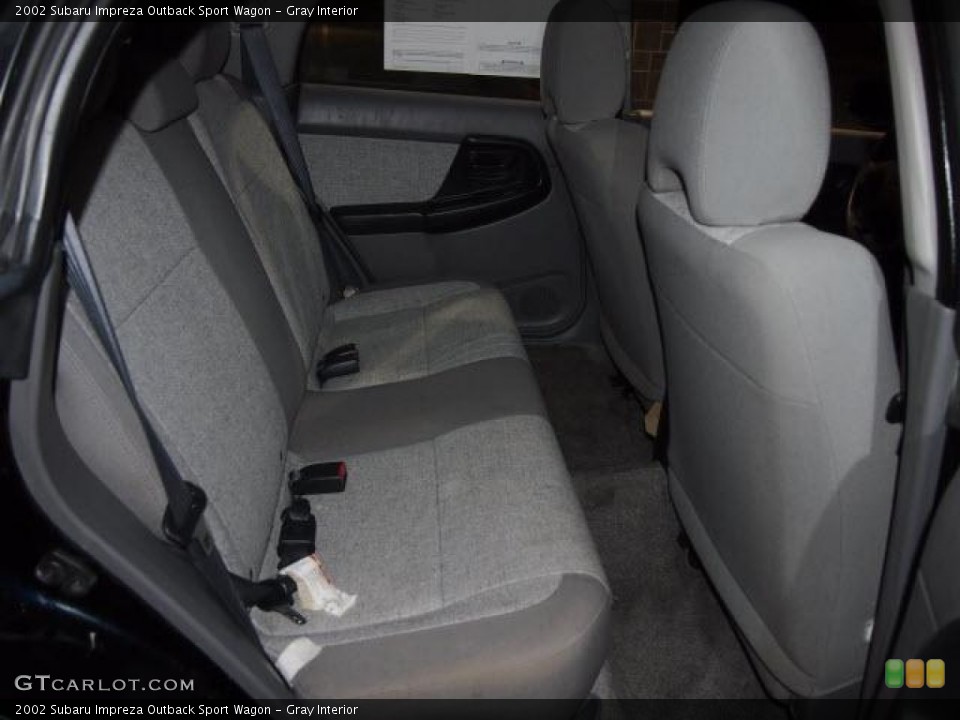 Gray Interior Photo for the 2002 Subaru Impreza Outback Sport Wagon #60187209