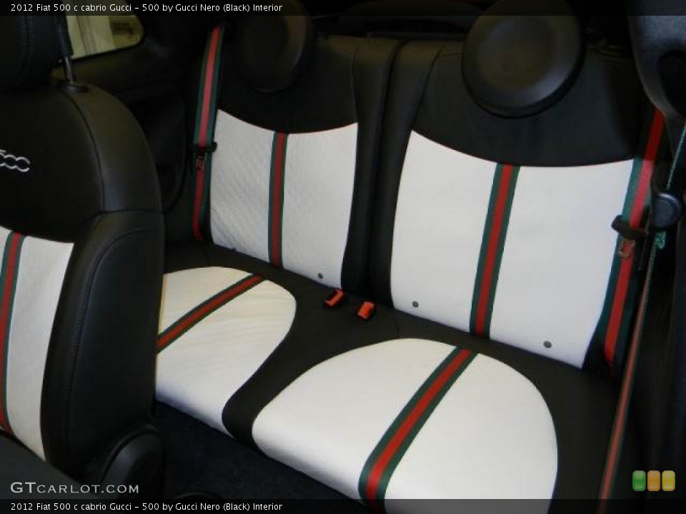 500 by Gucci Nero (Black) Interior Photo for the 2012 Fiat 500 c cabrio Gucci #60190321