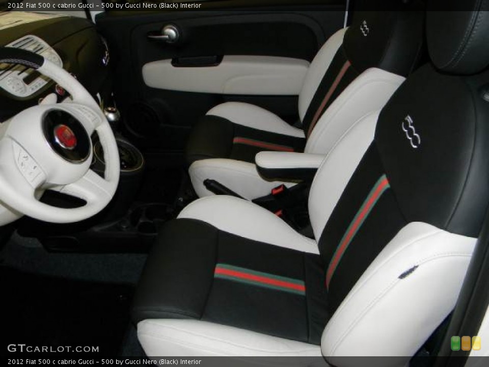 500 by Gucci Nero (Black) Interior Photo for the 2012 Fiat 500 c cabrio Gucci #60190404