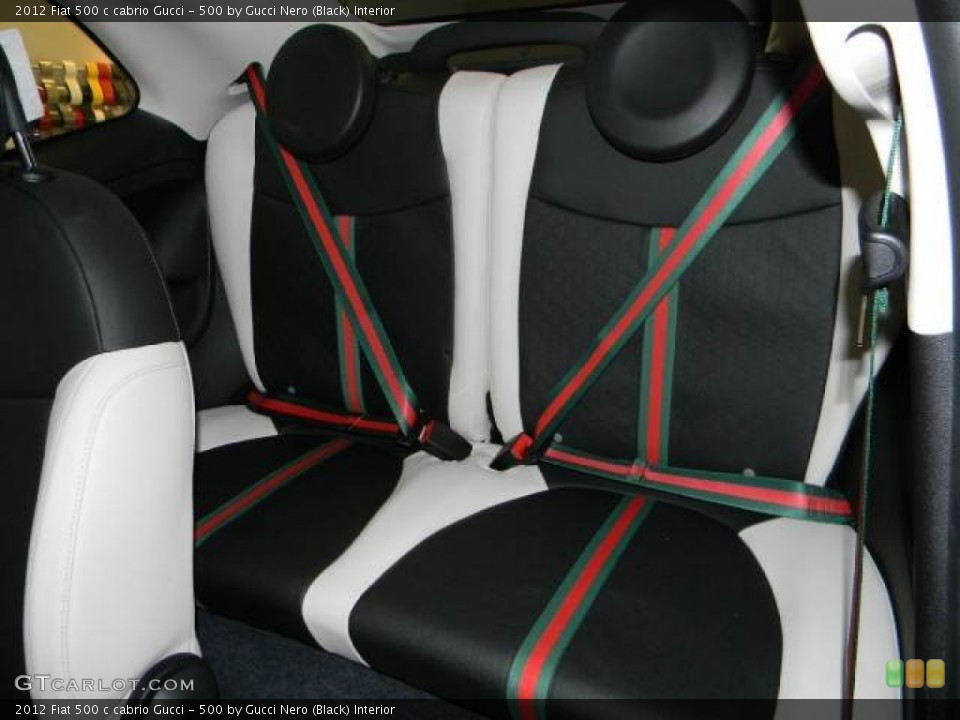 500 by Gucci Nero (Black) Interior Photo for the 2012 Fiat 500 c cabrio Gucci #60190413