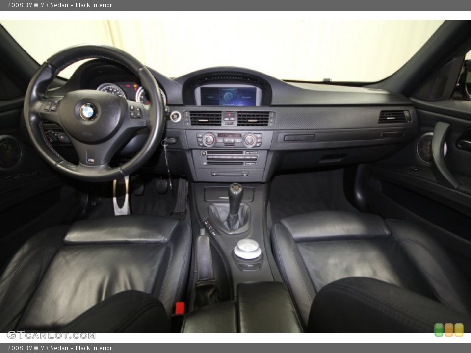 Black Interior Dashboard for the 2008 BMW M3 Sedan #60190509