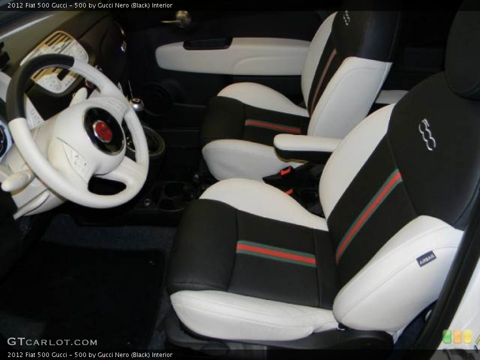 500 by Gucci Nero (Black) Interior Front Seat for the 2012 Fiat 500 Gucci #60190558