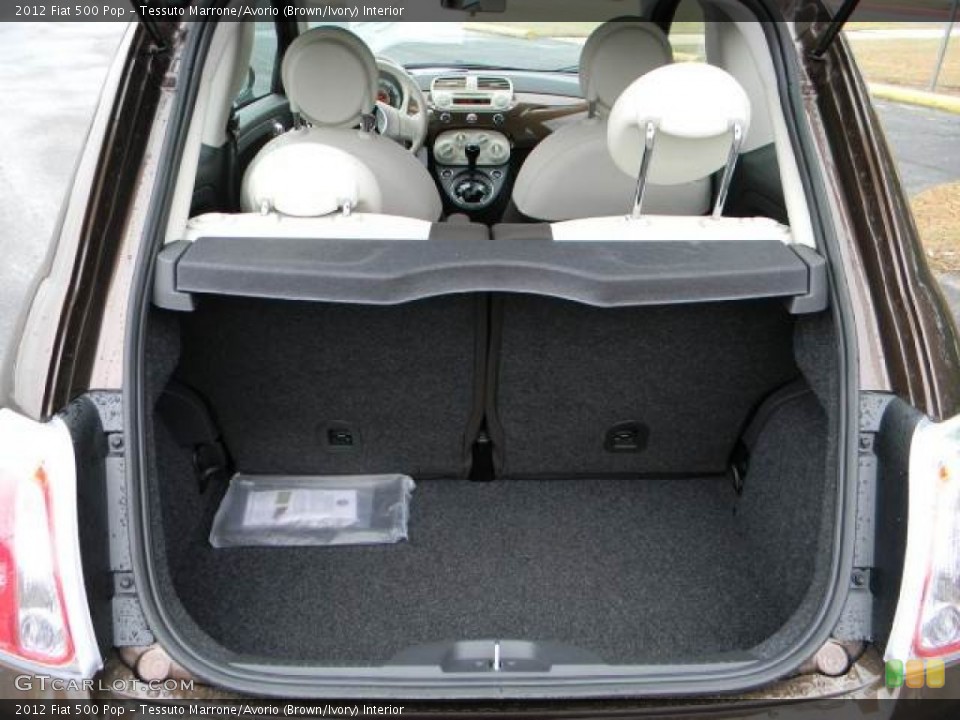 Tessuto Marrone/Avorio (Brown/Ivory) Interior Trunk for the 2012 Fiat 500 Pop #60190713