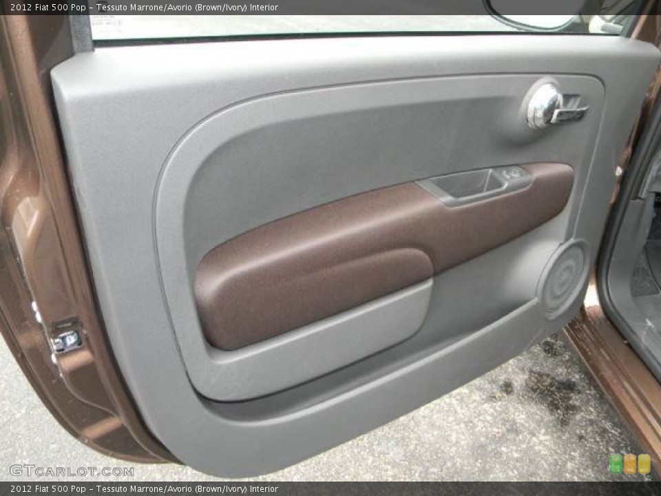 Tessuto Marrone/Avorio (Brown/Ivory) Interior Door Panel for the 2012 Fiat 500 Pop #60190737