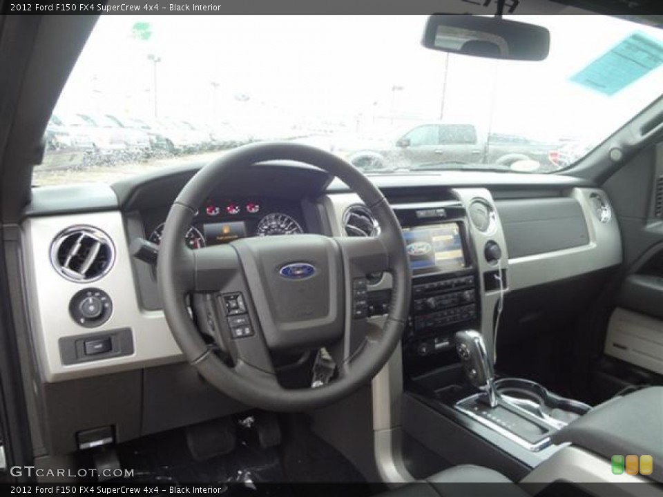 Black Interior Photo for the 2012 Ford F150 FX4 SuperCrew 4x4 #60191238