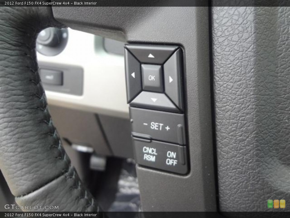 Black Interior Controls for the 2012 Ford F150 FX4 SuperCrew 4x4 #60191361