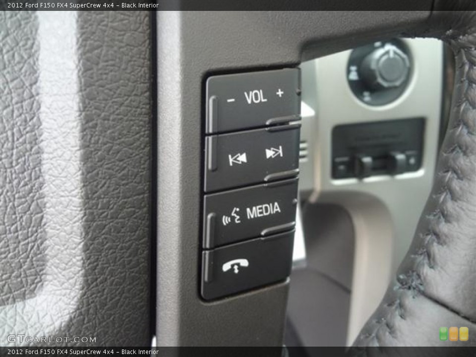Black Interior Controls for the 2012 Ford F150 FX4 SuperCrew 4x4 #60191370