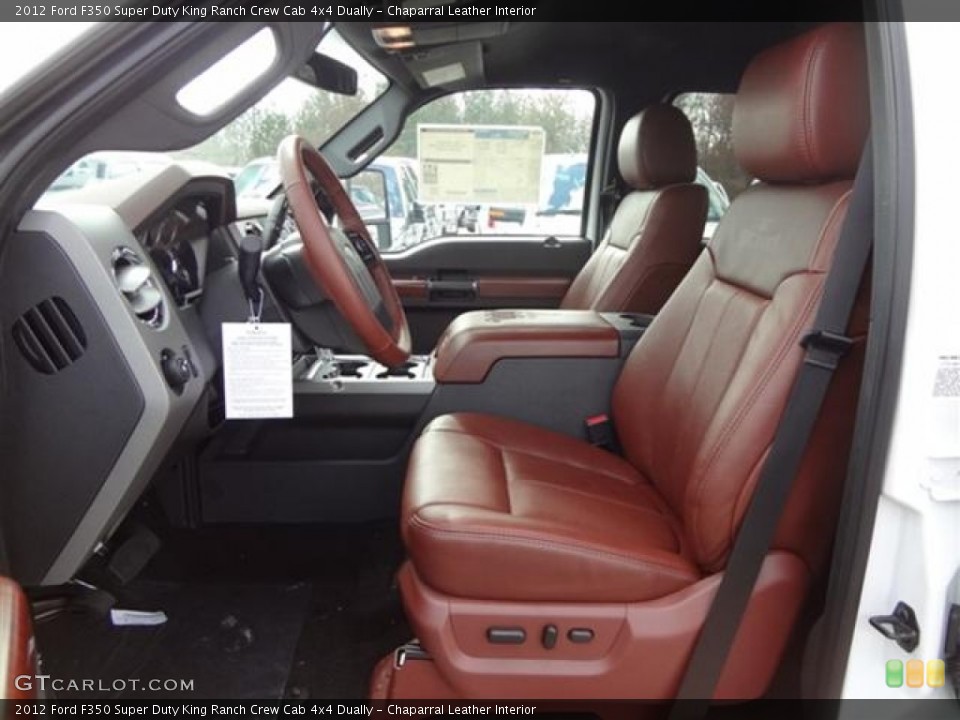 Chaparral Leather Interior Front Seat for the 2012 Ford F350 Super Duty King Ranch Crew Cab 4x4 Dually #60192489