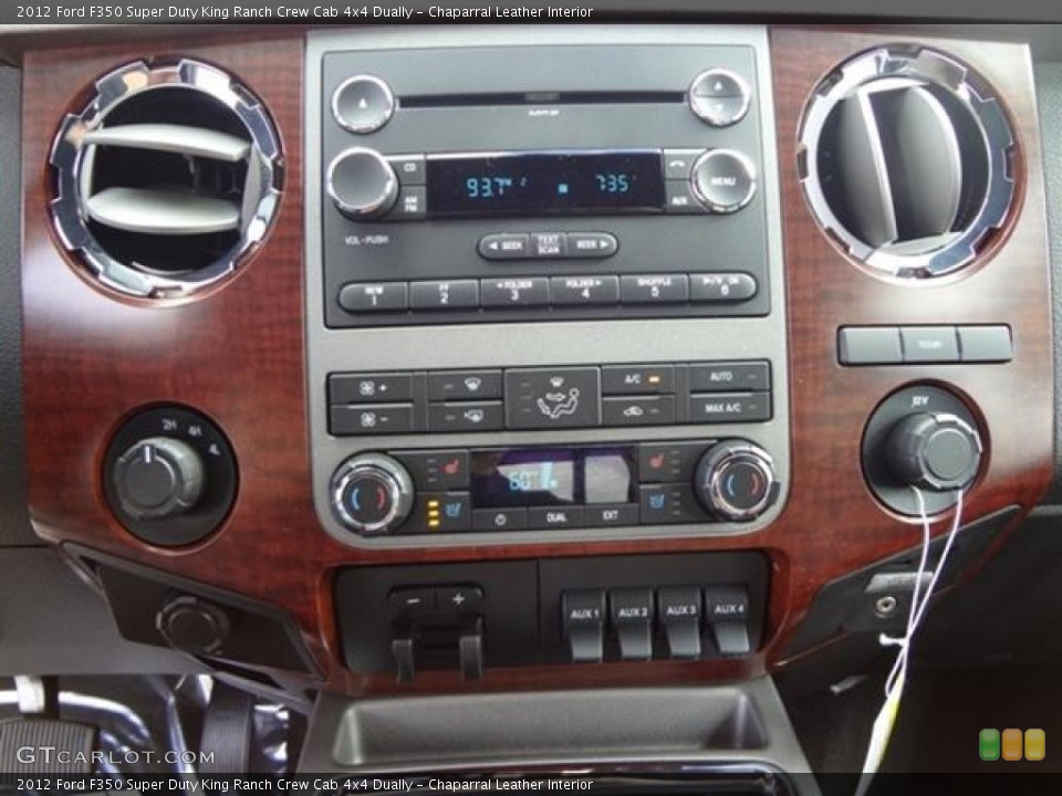 Chaparral Leather Interior Controls for the 2012 Ford F350 Super Duty King Ranch Crew Cab 4x4 Dually #60192520