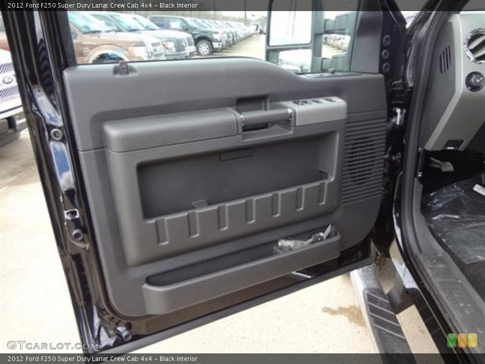 Black Interior Door Panel for the 2012 Ford F250 Super Duty Lariat Crew Cab 4x4 #60192962