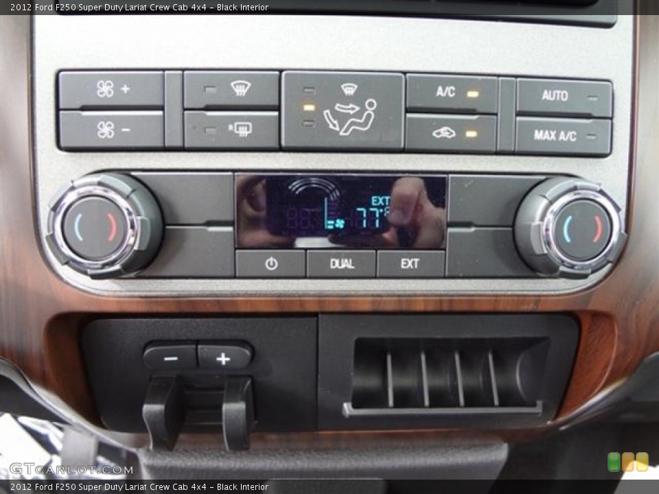 Black Interior Controls for the 2012 Ford F250 Super Duty Lariat Crew Cab 4x4 #60192977