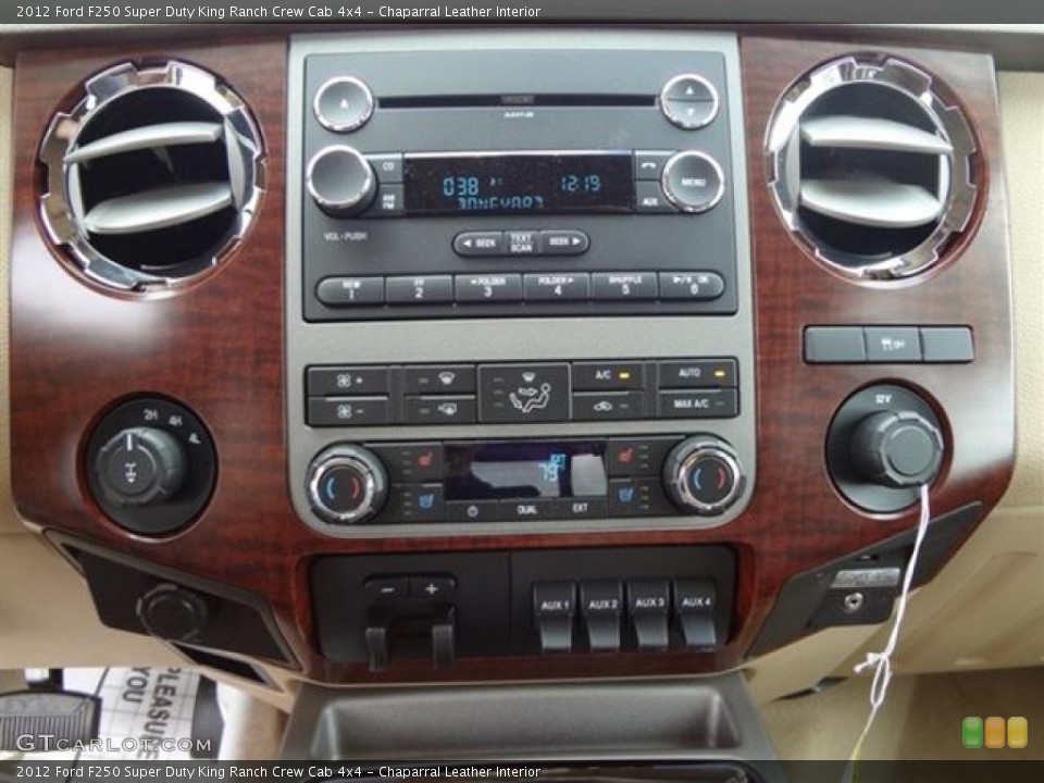 Chaparral Leather Interior Controls for the 2012 Ford F250 Super Duty King Ranch Crew Cab 4x4 #60193197