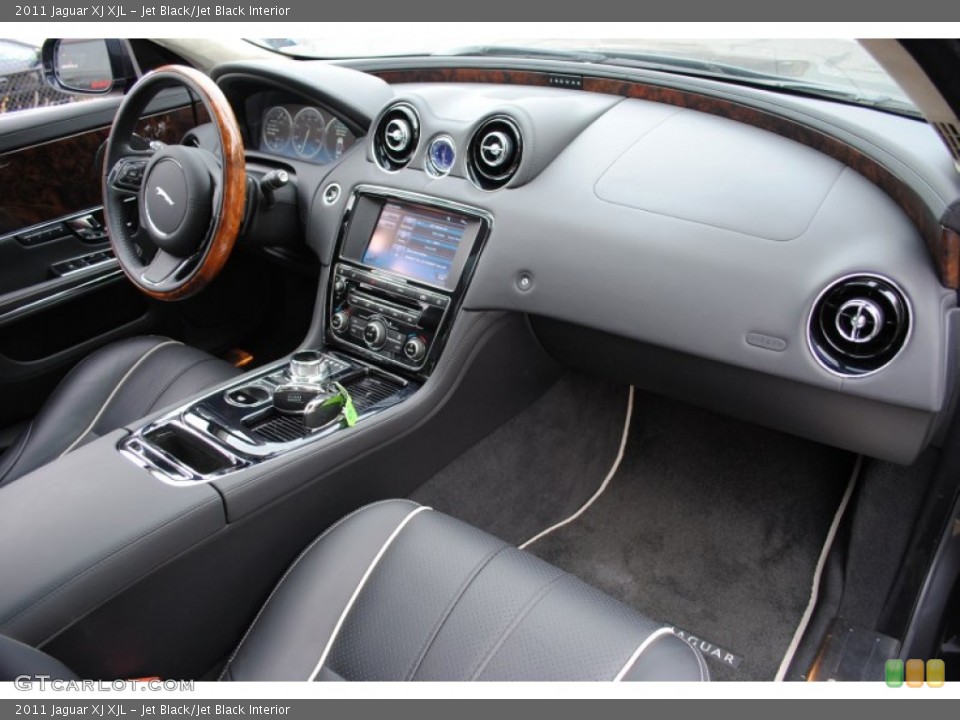 Jet Black/Jet Black Interior Dashboard for the 2011 Jaguar XJ XJL #60194002