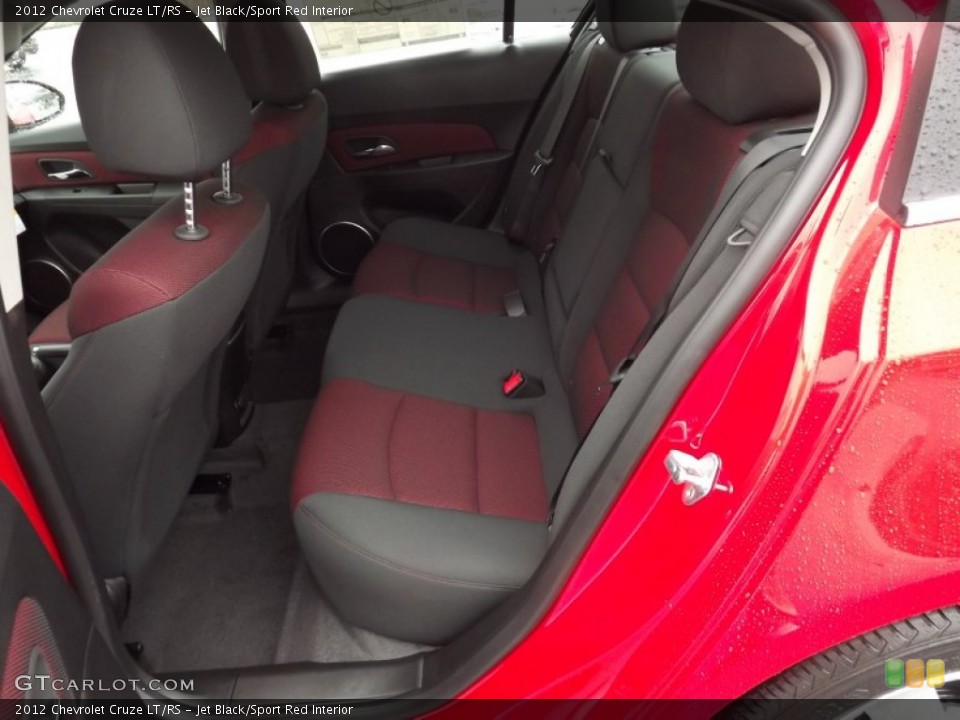 Jet Black/Sport Red Interior Photo for the 2012 Chevrolet Cruze LT/RS #60194041