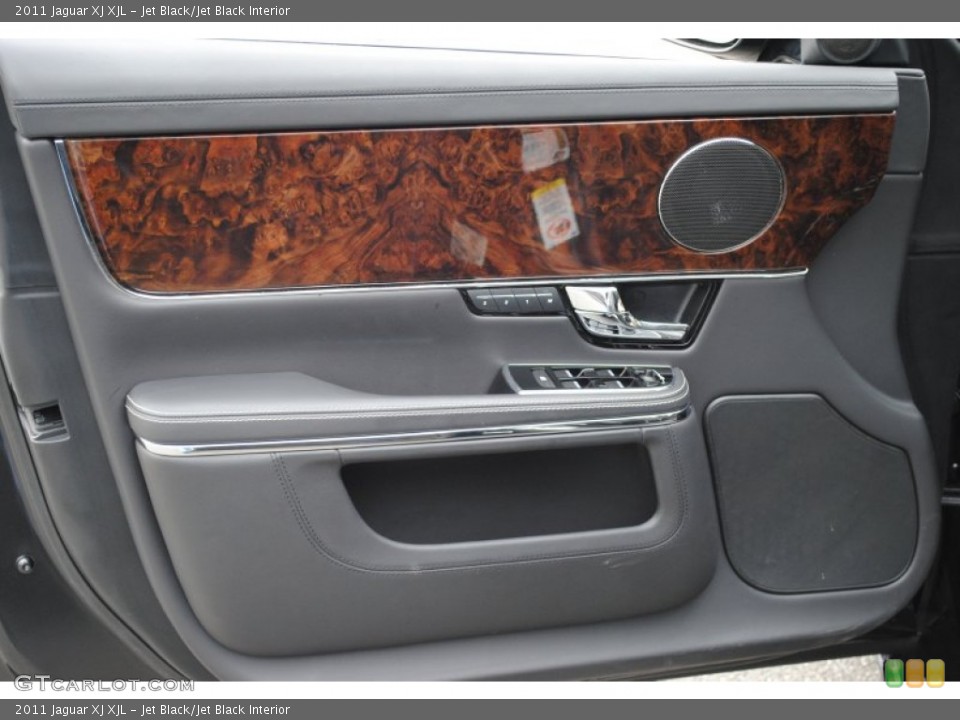Jet Black/Jet Black Interior Door Panel for the 2011 Jaguar XJ XJL #60194074