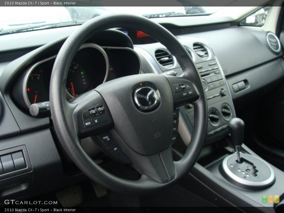 Black Interior Dashboard for the 2010 Mazda CX-7 i Sport #60194107